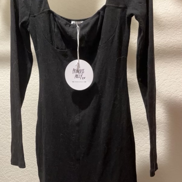 Princess Polly Black Dress - Picture 3 of 3